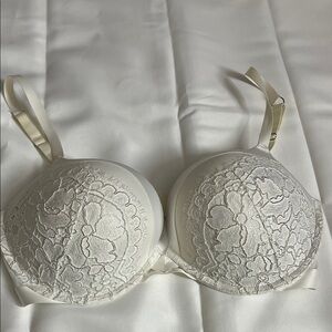 Elegant Lace White Bra